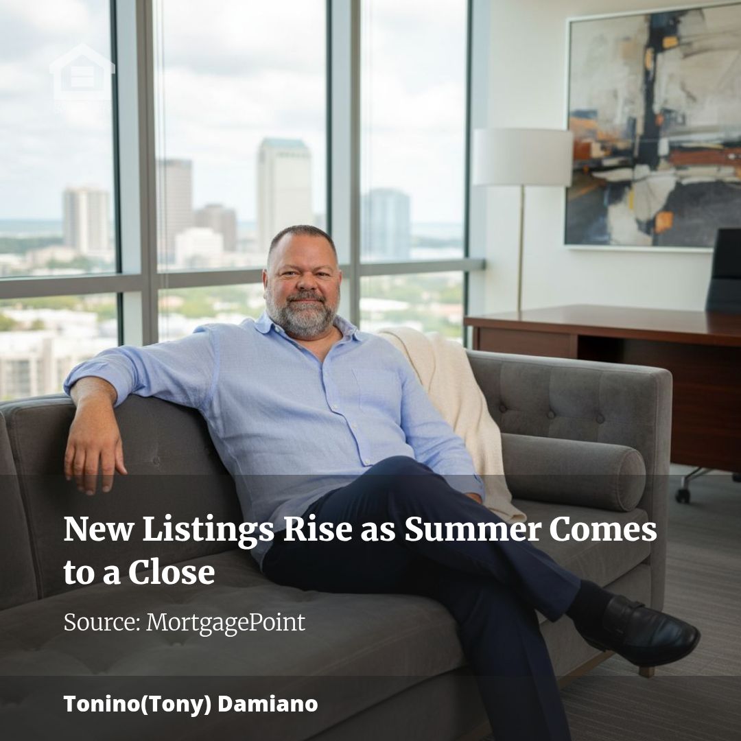 New Listings Rise as Summer Comes to a Close