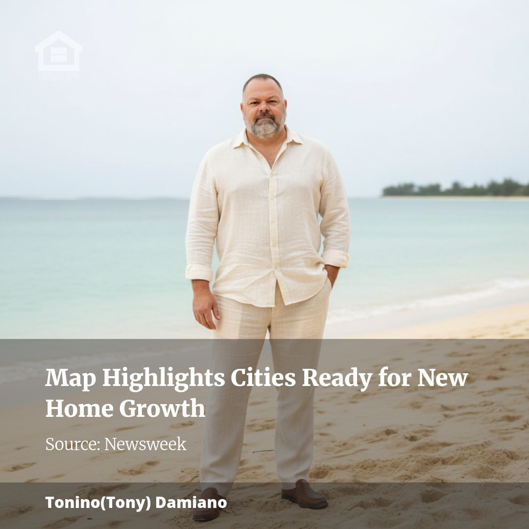 Map Highlights Cities Ready for New Home Growth